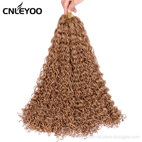 28 Inch Curly ZiZi Box Braid Crochet Hair 24 Strands Micro Box Braids Crochet For Fashion